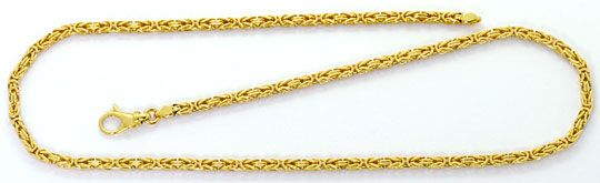 Foto 1 - Königskette Goldkette Goldhalskette massiv Gelbgold 14K, K2570