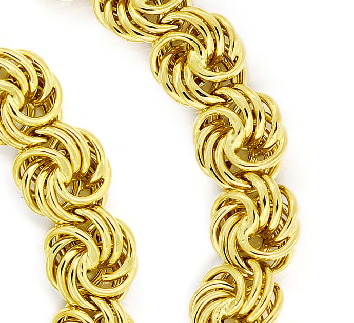 Foto 2 - Designer-Armband Knoten Muster in 14K Gelbgold, K3357