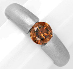 Foto 1 - Diamantring, IGI, 1.05ct Super Rot Kupfer Farbe Schmuck, S4635